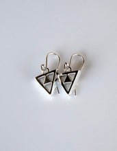 Load image into Gallery viewer, Silver Triangle Necklace